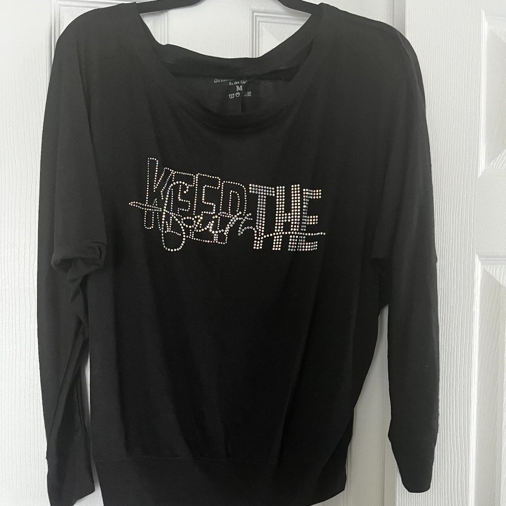 Keep the Faith Off the Shoulder Top